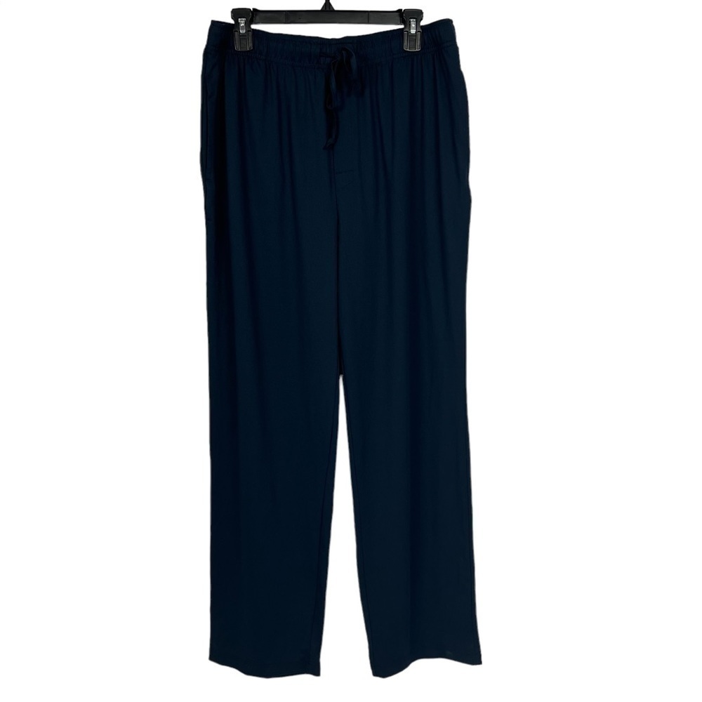 32 Degrees Men’s Lounge Pants Sz Large Navy Blue Elastic Waistband W/Drawstring